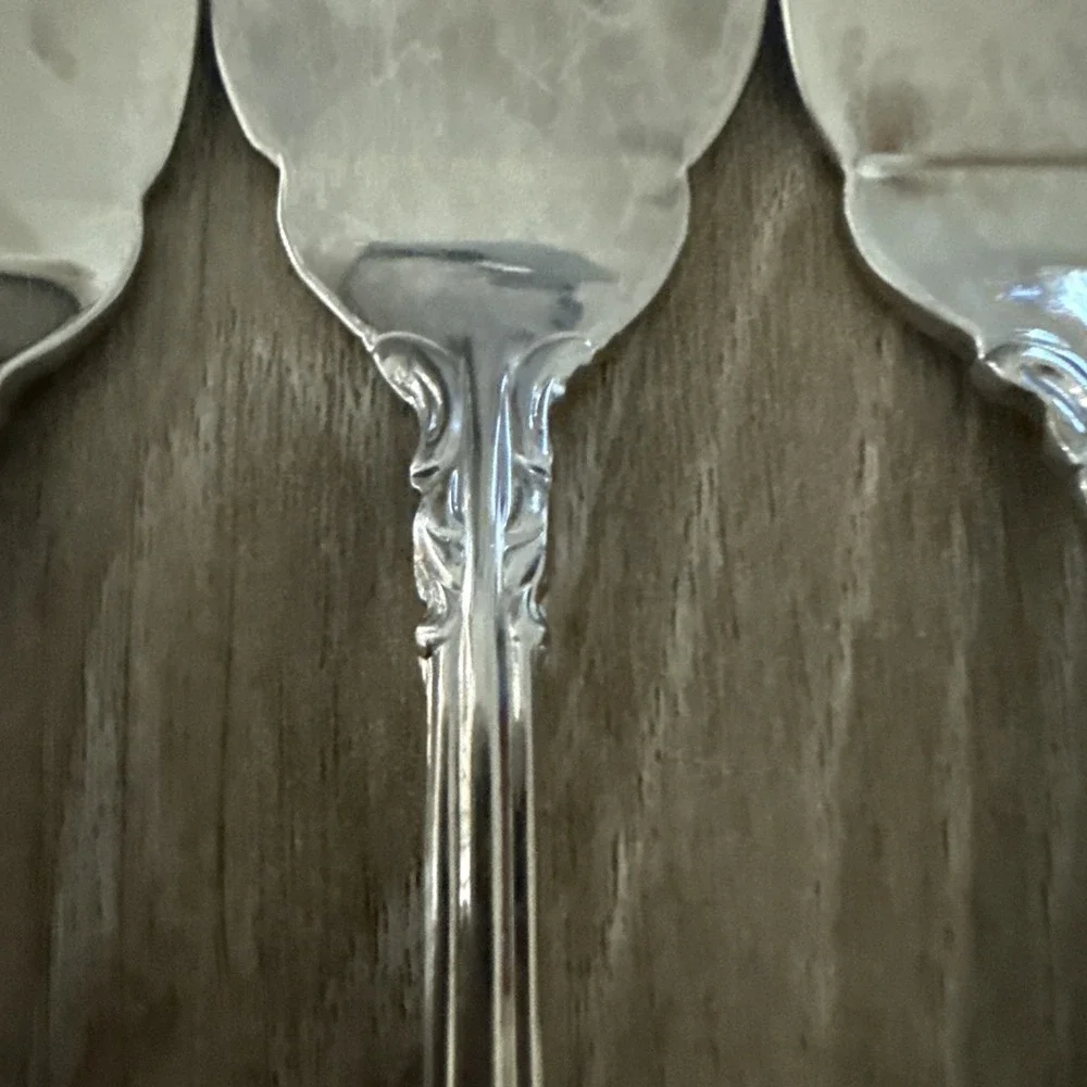 Set of 5 Reed &‎ Barton Stainless 1800 Salad Forks